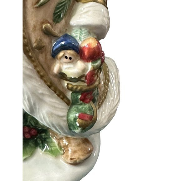 FITZ AND FLOYD Christmas Salt Shaker Classic "WINTER WONDERLAND" Replacement - Picture 2 of 5